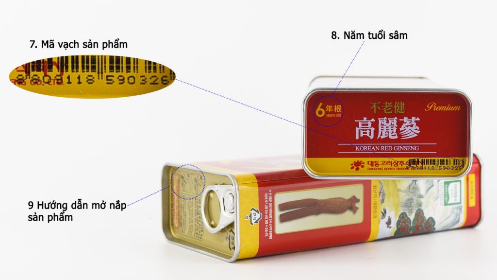 trọng lượng hộp sâm